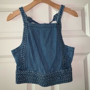 Denim Crop Top